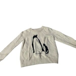 Baby GAP 4T Golden Thread Penguin Sweater